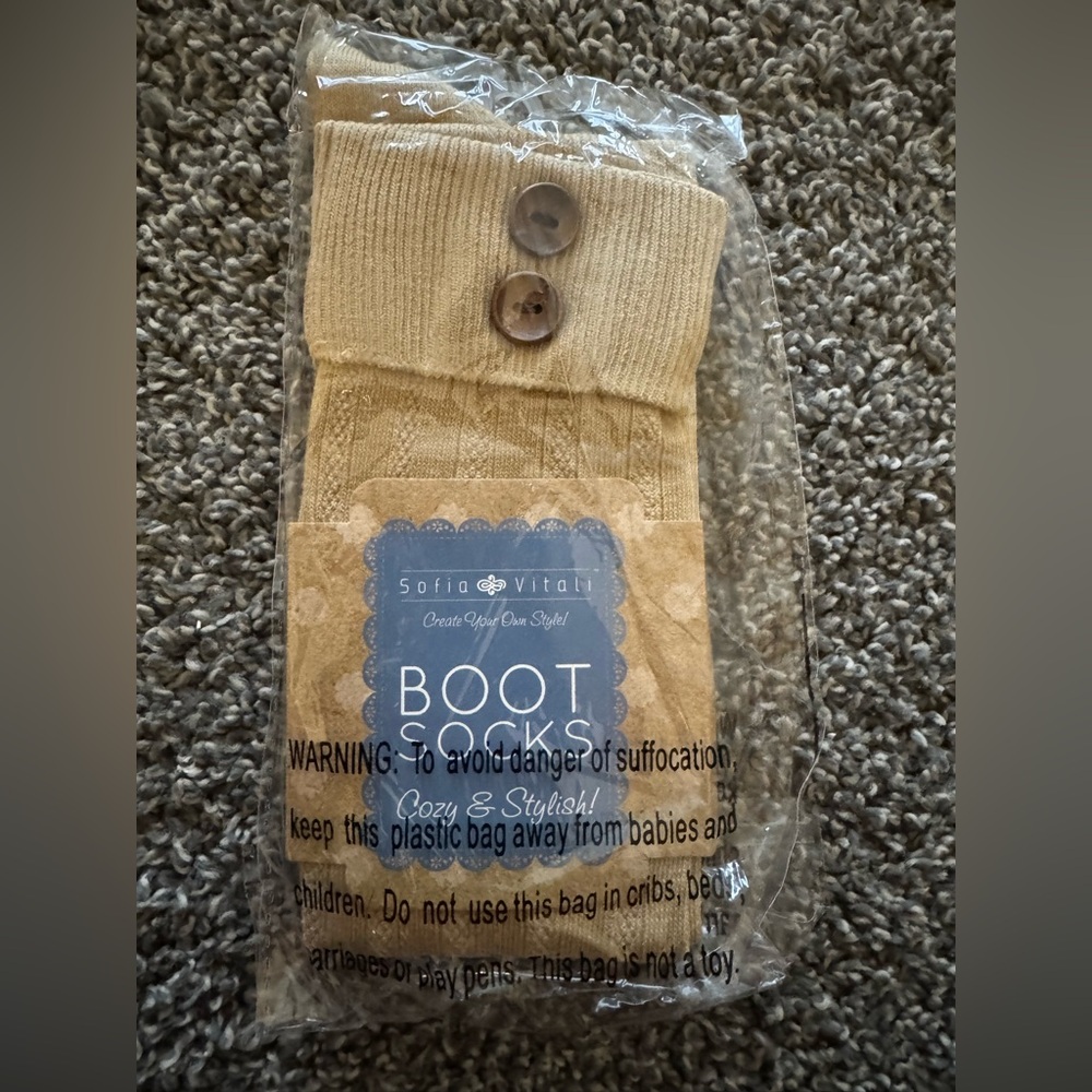 Tan Boot Socks Comfy and Stylish